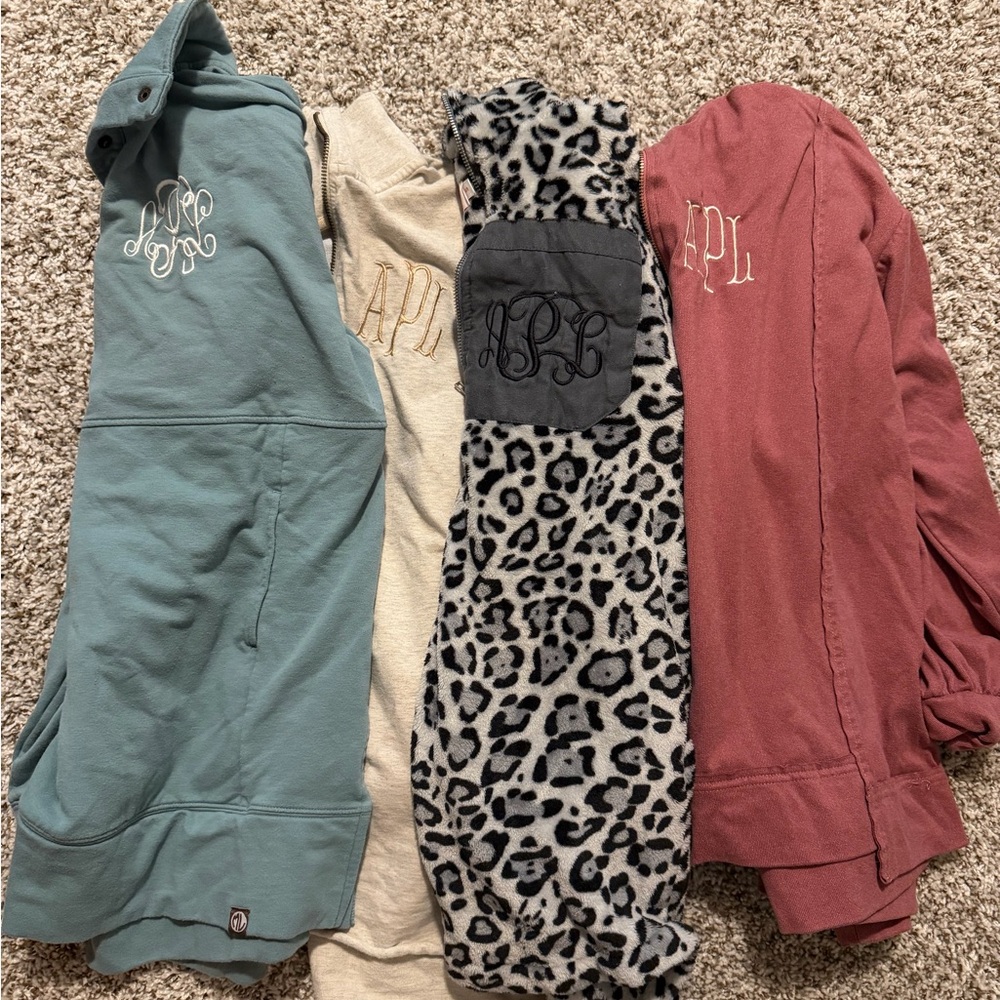 APL monogram pullovers